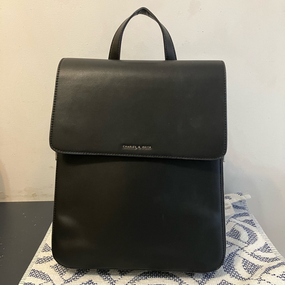 Charles and Keith Black backpack
